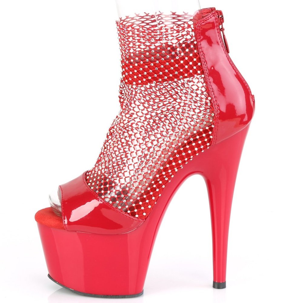 Platform Rhinestone Patent High Heel Shoes - Picture 1 of 5